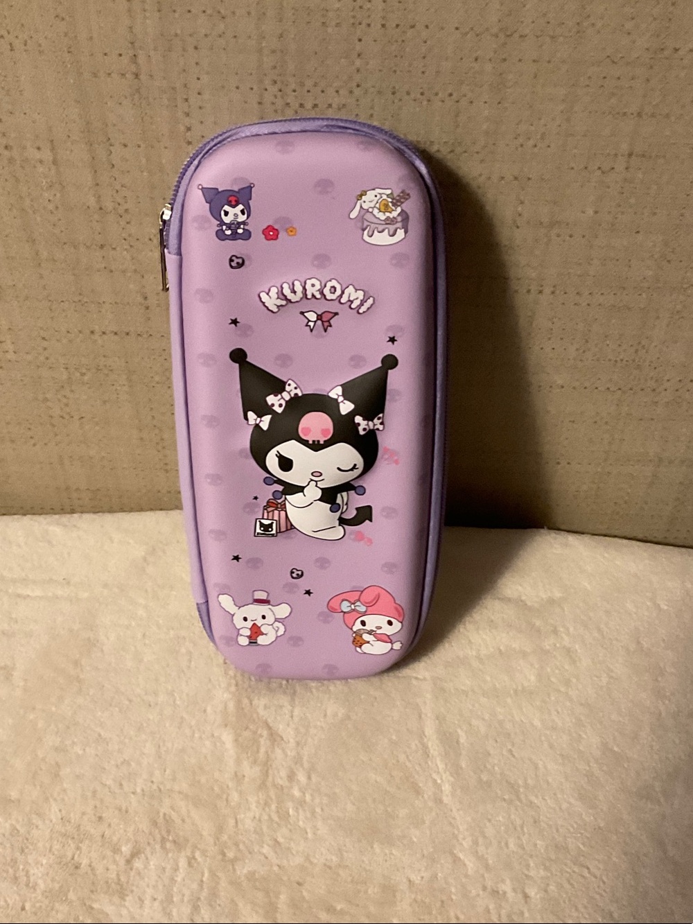 Sanrio Kuromi Lavender Pencil Case - Purple Kids Bag